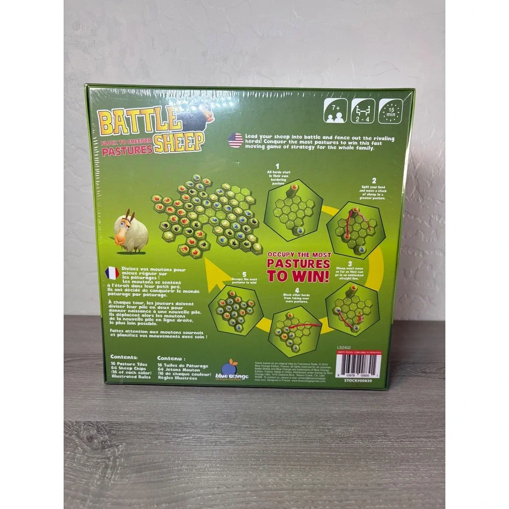 Battle Sheep‎ Flock to Greener Pastures Strategy Board Game NEW
